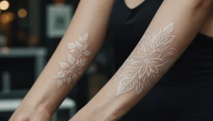 blanc tatouage