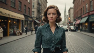 blouse à nouer devant