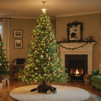 arbre a chat sapin de noel
